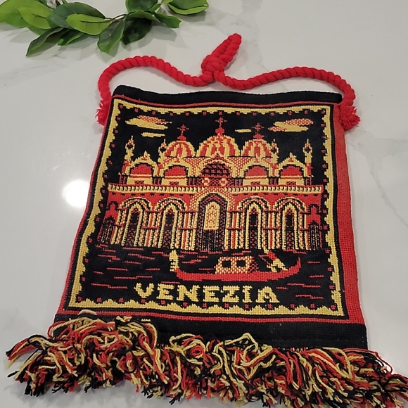 Vintage Venezia Italian Knit Handbag Venice - Picture 6 of 8